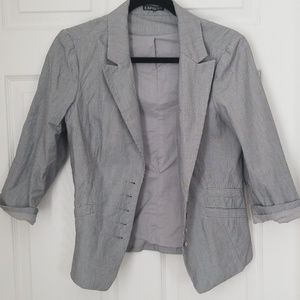 Express striped summer blazer